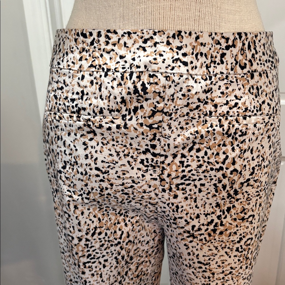 Chico’s sz L (2) elastic waist animal print stretchy pull on pants - Picture 6 of 8